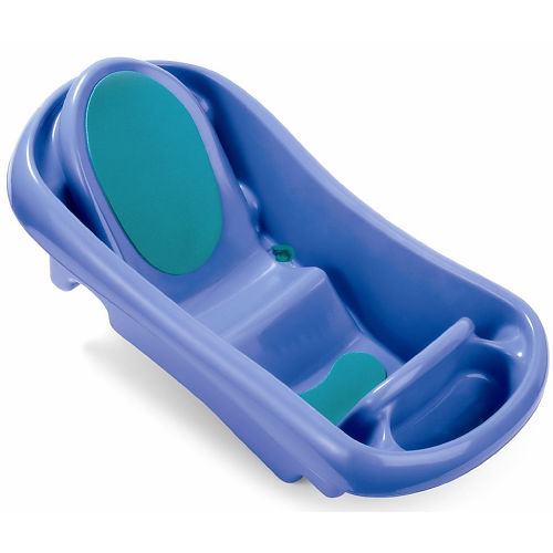 blue baby bath tub