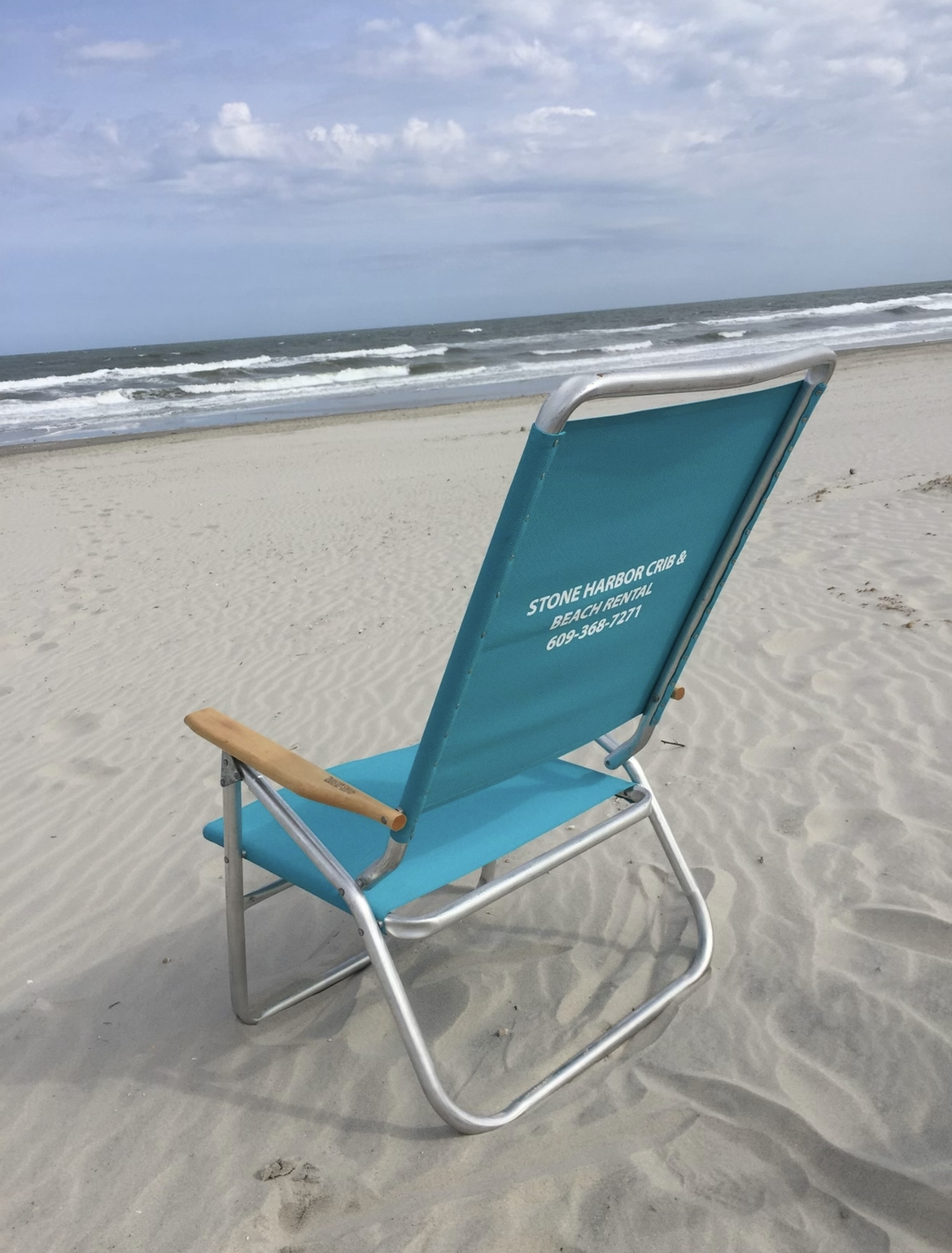 High Reclining Beach Chair